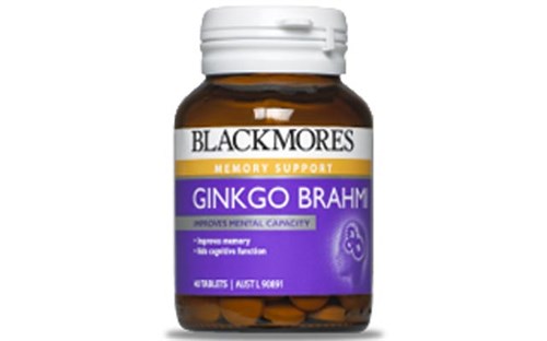Hoạt huyết dưỡng não, chữa mất ngủ, đau đầu, tiền đình Blackmores Ginkgo Brahmi của Úc 